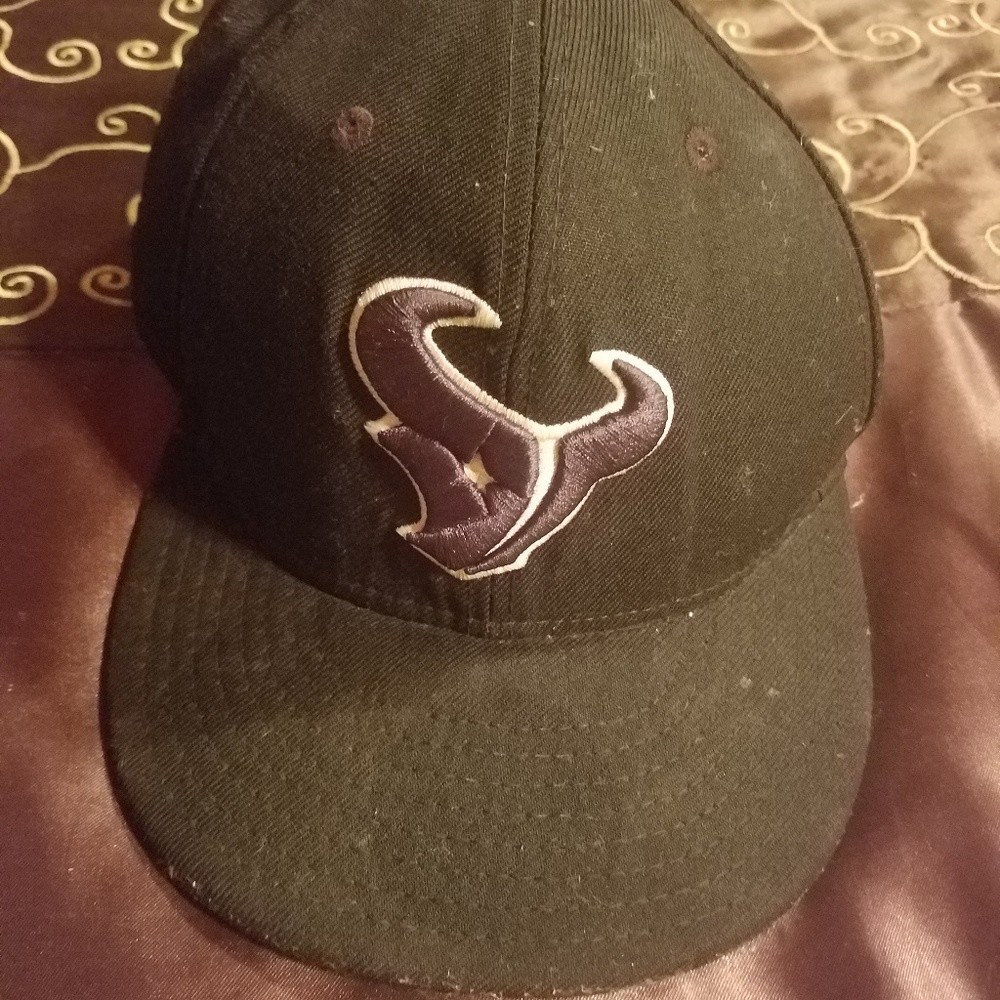 Black Houston Texans logo cap